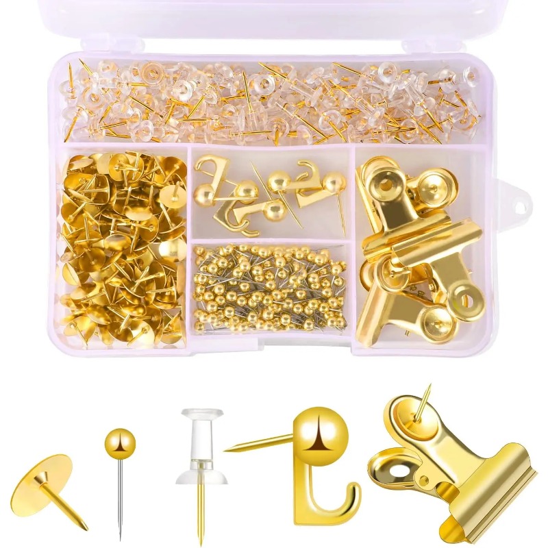 310pcs Push Pins Set Binder Pa - Binder Clip Assorted review and price