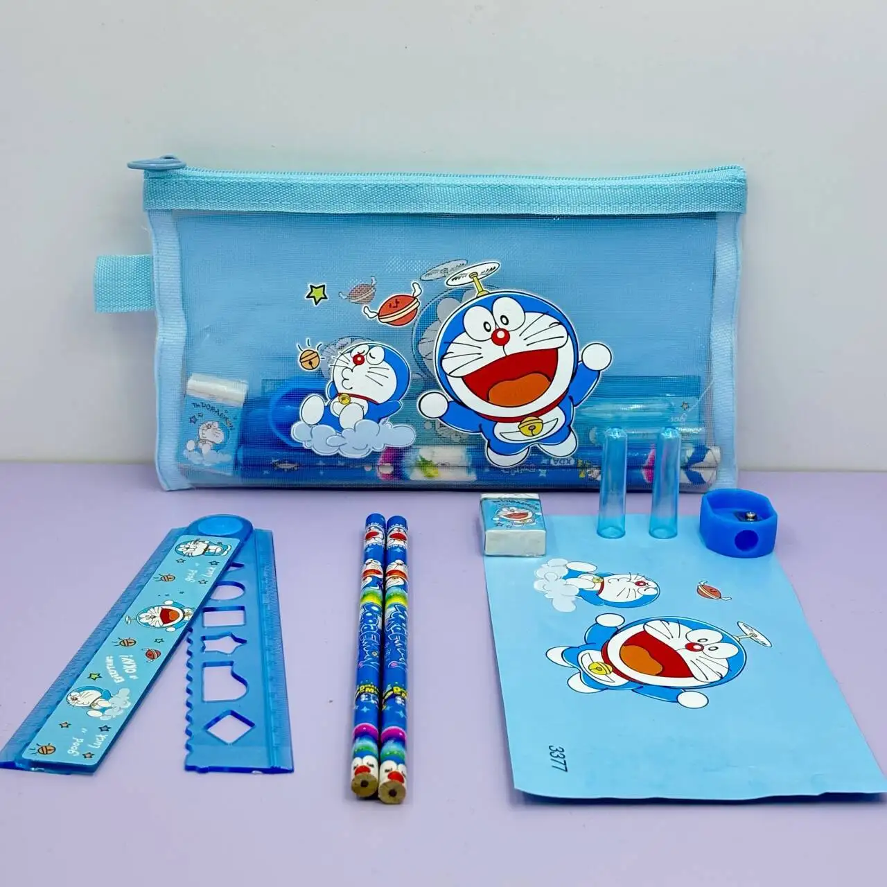 Cute Blue Cartoon Cat Kids Sta - Stationery Supplier review and price